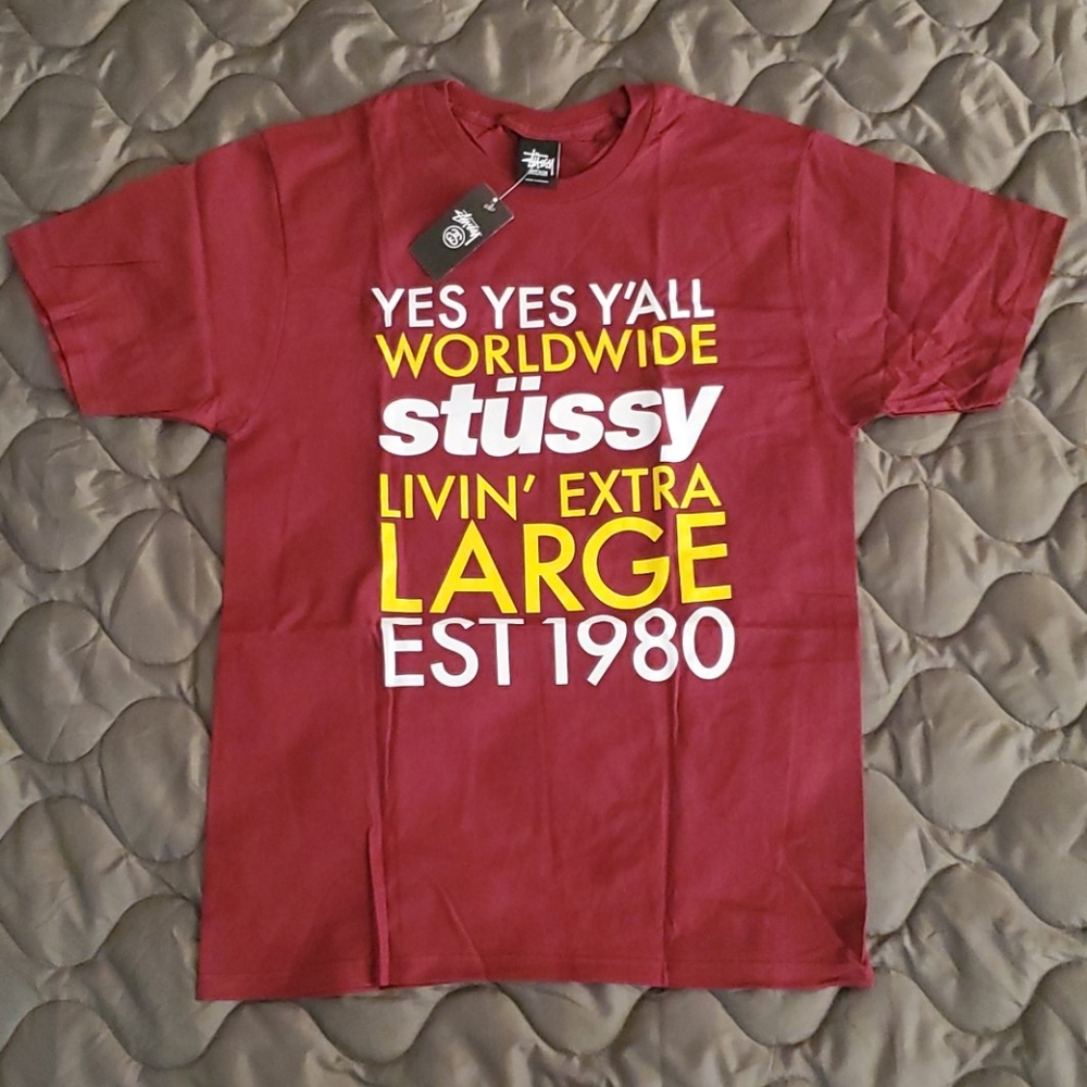 STUSSY YES YES Y'ALL TEE